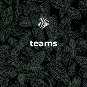 background of leaves with text 